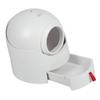 Enclosed Cat Litter Box Semi Automatic 45L Large Capacity Detachable Cat Toilet for Indoor White
