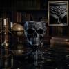 Mini Totenkopf Blumentopf Gotischer Pflanztopf, 3D-gedruckter gruseliger Blumentopf, Retro-Blumentöpfe Behälter für Sukkulenten Pflanzen, Schreibtischdekoration für Halloween