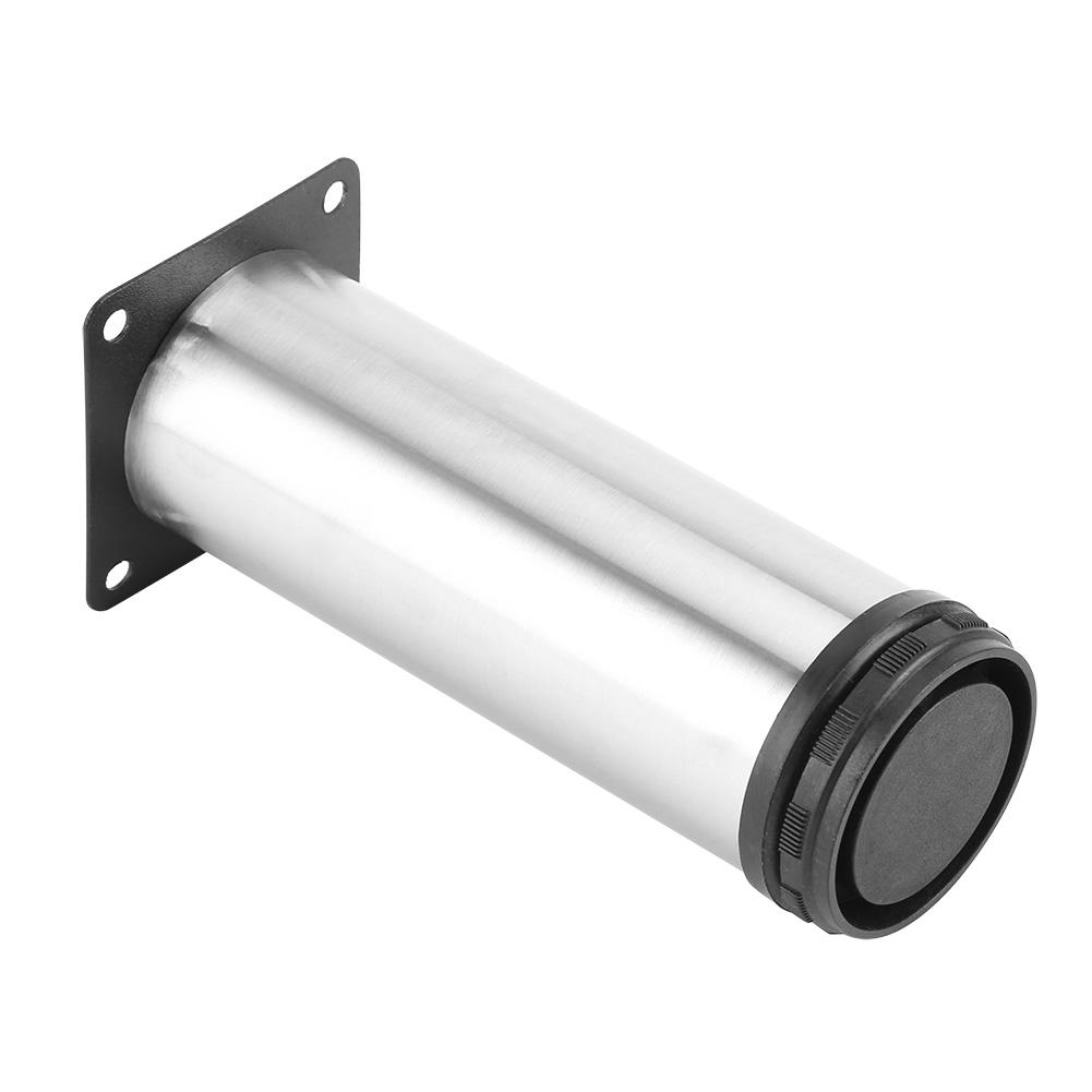 Stainless Steel Adjustable Home Kitchen Cabinets Table Shelf Feet Round Furniture Leg 50*150mm