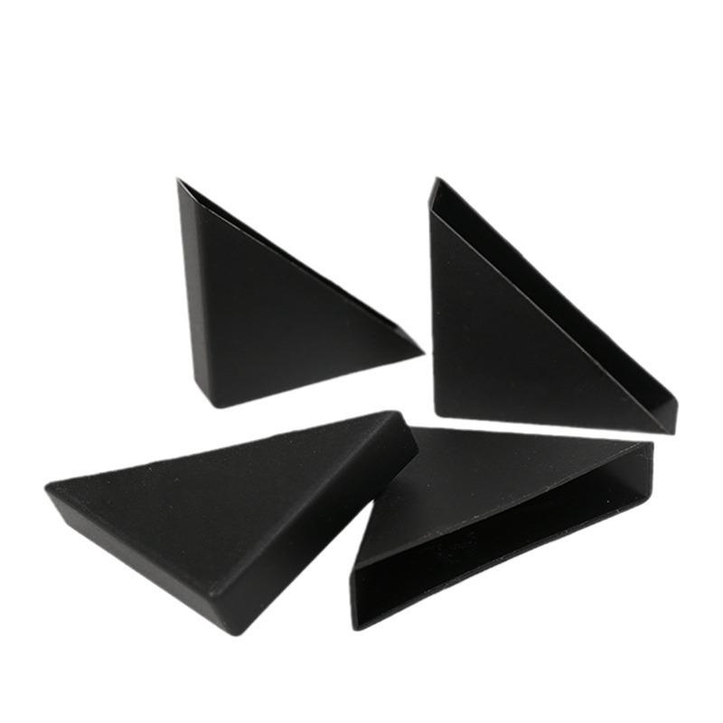 200Pcs Black Plastic Shape Triple Cornered Tile Marble Granite Slab Sheet Panel Glass Corner Protector Cushion Packing