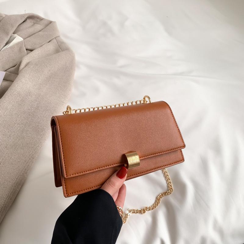Trendige schicke Umhängetasche Frühjahr 2023 Neue modische einfache Umhängetasche Retro lässige kleine quadratische Crossbody-Tasche