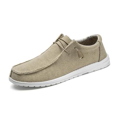 Große Canvas Freizeitschuhe Herren Loafer Stoffschuhe Fischerschuhe