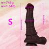 Alien Horse Sling Plus Large Soft Silicone Brown Simulation Horse Penis Female Masturbation Harem Adult Sex Toy