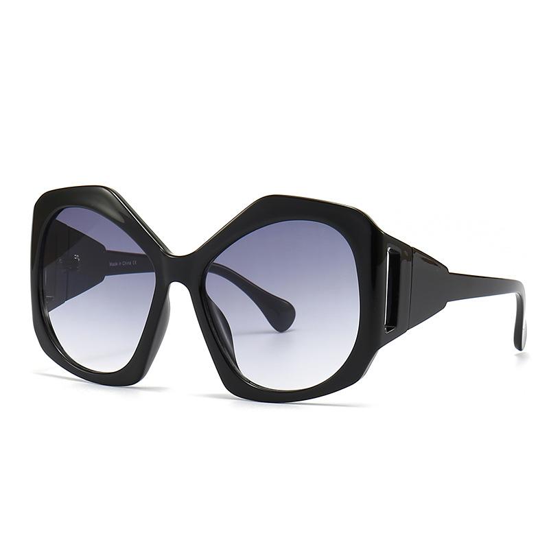JYL Polygon Sunglasses Futuristic Style High Quality UV Protection 1222 A-48