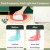Electric Foot Massager Hot Compression Shiatsu Therapy Deep Kneading Roller Calf Muscle Relax Relief Legs Pain Fatigue Foot Spa