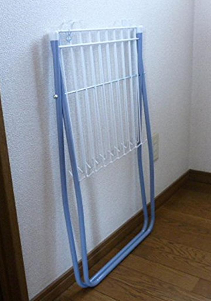Kawase Universal Towel Hanger/Indoor Clothes Drying Rack, S-Type, Blue