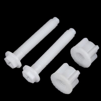 2Pcs Toilet Seat Hinge Bolts Screw Fixing Fitting Kit Bathroom Toilet Seat Repair Screws Accessories Tools