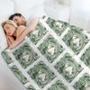 Vintage Ireland Postage Map Throw Blanket Softest Blankets For Baby Weighted Tourist Blankets