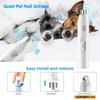 Electric Dog Nail Grinder Pet Nail Clipper Usb Rechargeable Pet Nail Trimmers Painless With Polisher Wheel For Small/large Pets