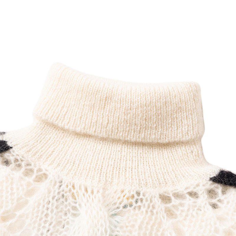 Gucci X Adidas Mohair Knit Sweater Ivory 713023-XKCMO-9791