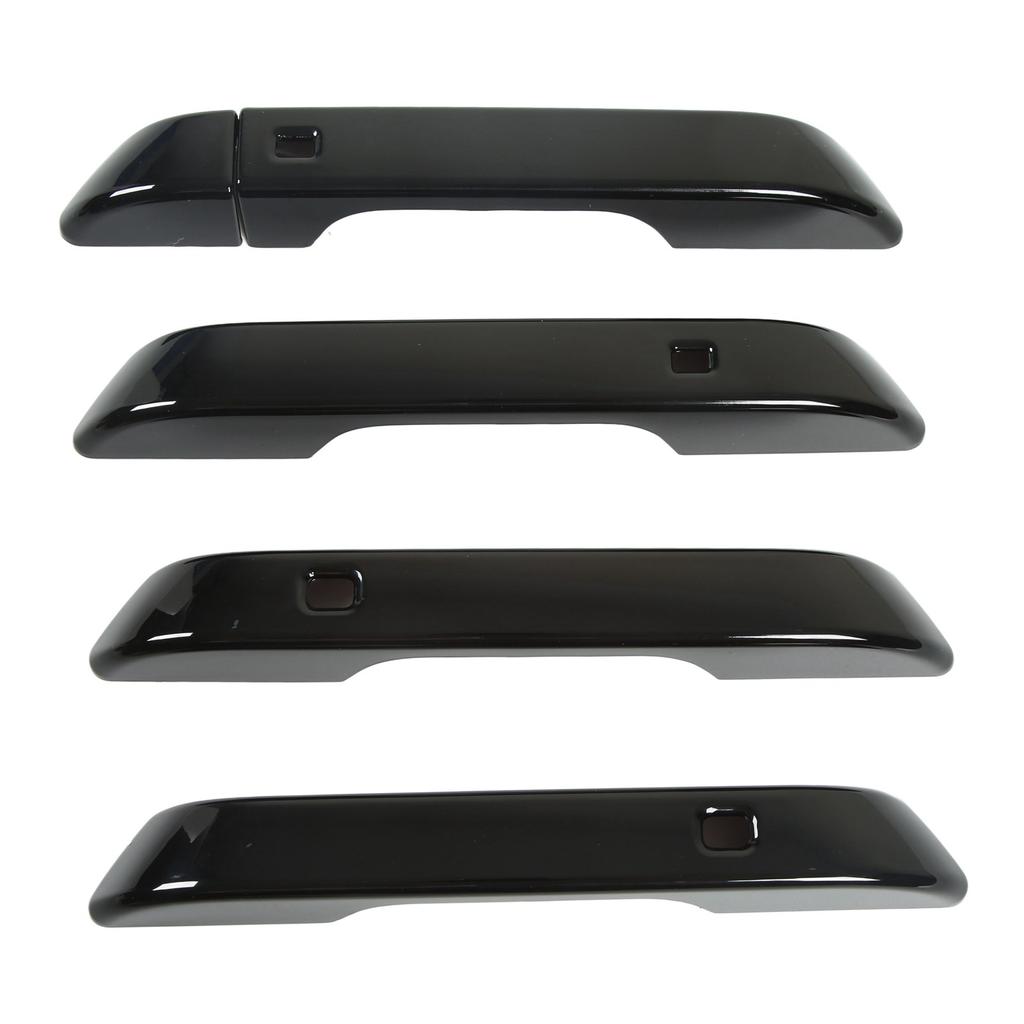 5 stk Bil Utvendig Side Dørhåndtak Deksel Trim Klistremerke Blank Svart Erstatning for Kia Carnival KA4 2022 Opp