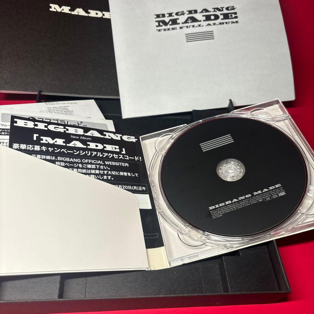 [USED] BIGBANG MADE THE FULL ALBUM with trading card