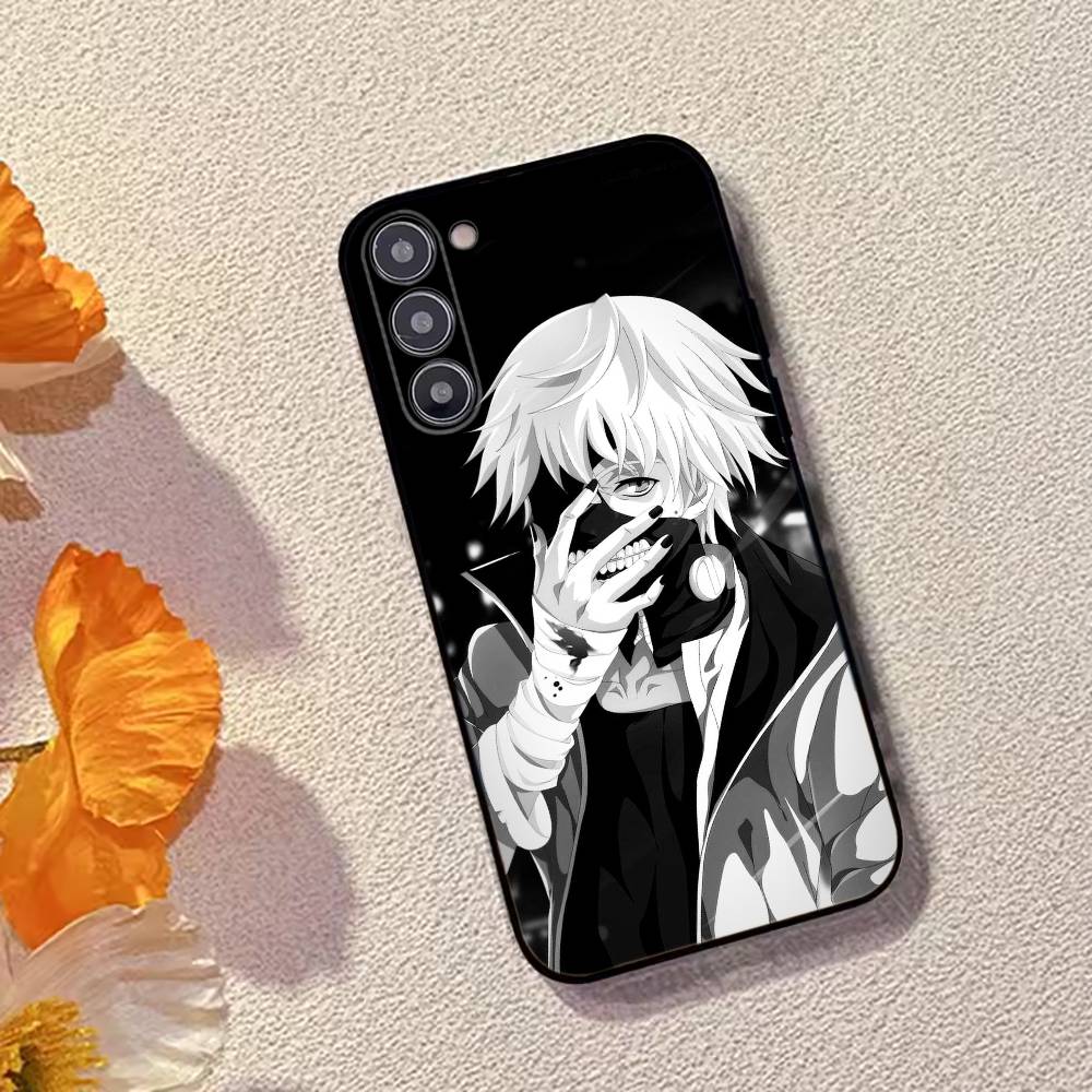 Tokyo G-Ghoul Kaneki Ken Anime Phone Case For Samsung Galaxy A73,A72,A71,A70,A53,A52,A51,Others Soft Black Cover