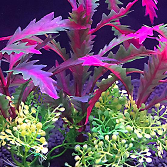 Aquarium Dekoration Hohe Simulation Dekorativ Farbecht Künstliches Wassergras Aquarium Dekoration für Heimdekor