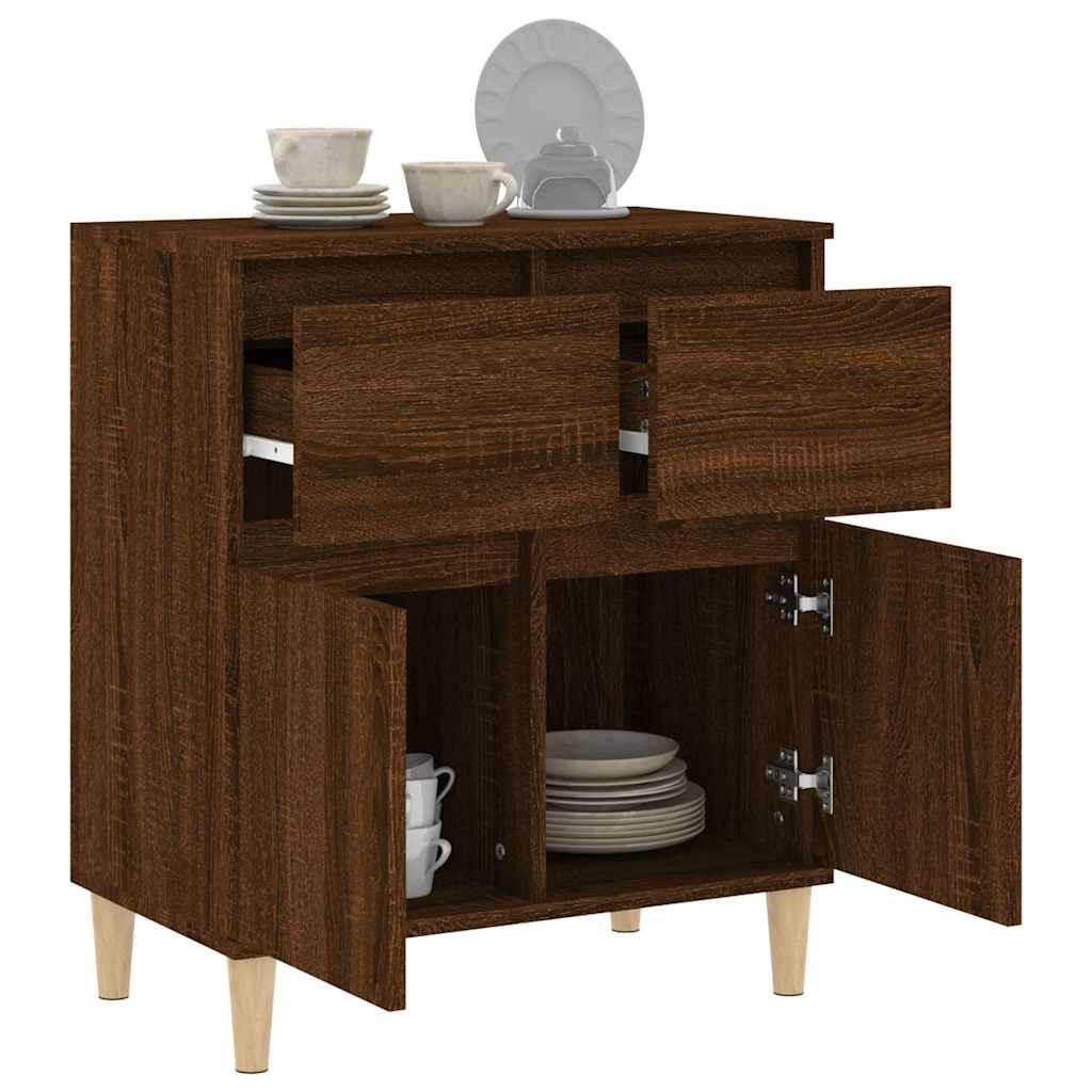 vidaXL Sideboard Braun Eichen-Optik 60x35x70 cm Holzwerkstoff