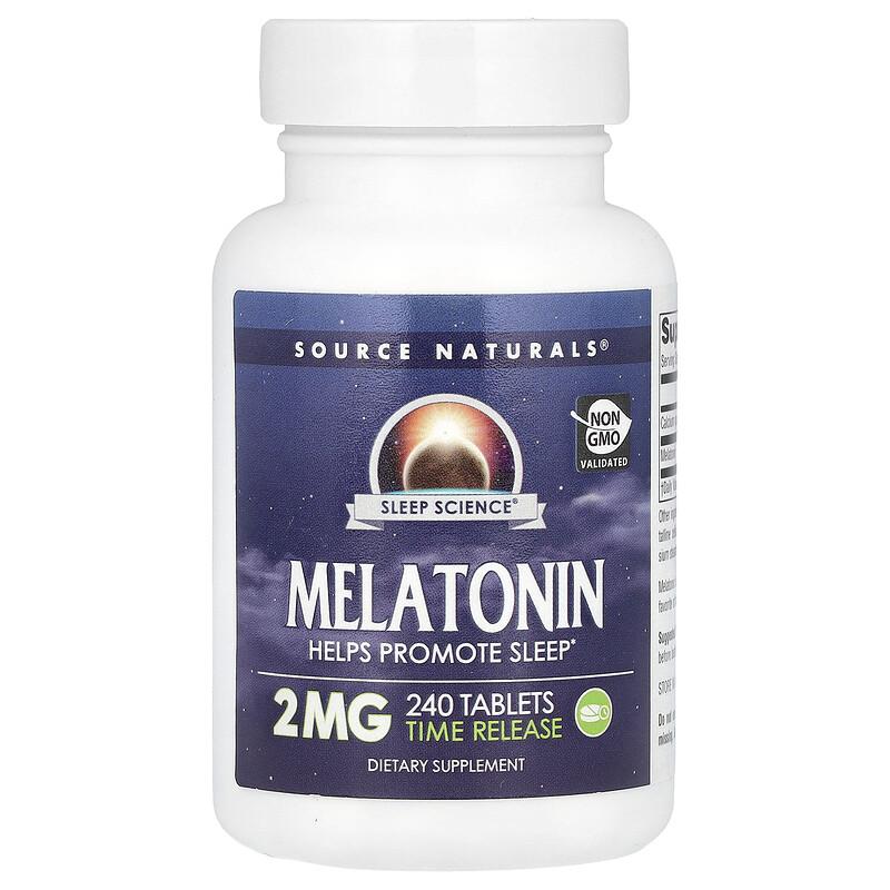 Melatonin, Time Release, 2 Mg, 240 Tablets