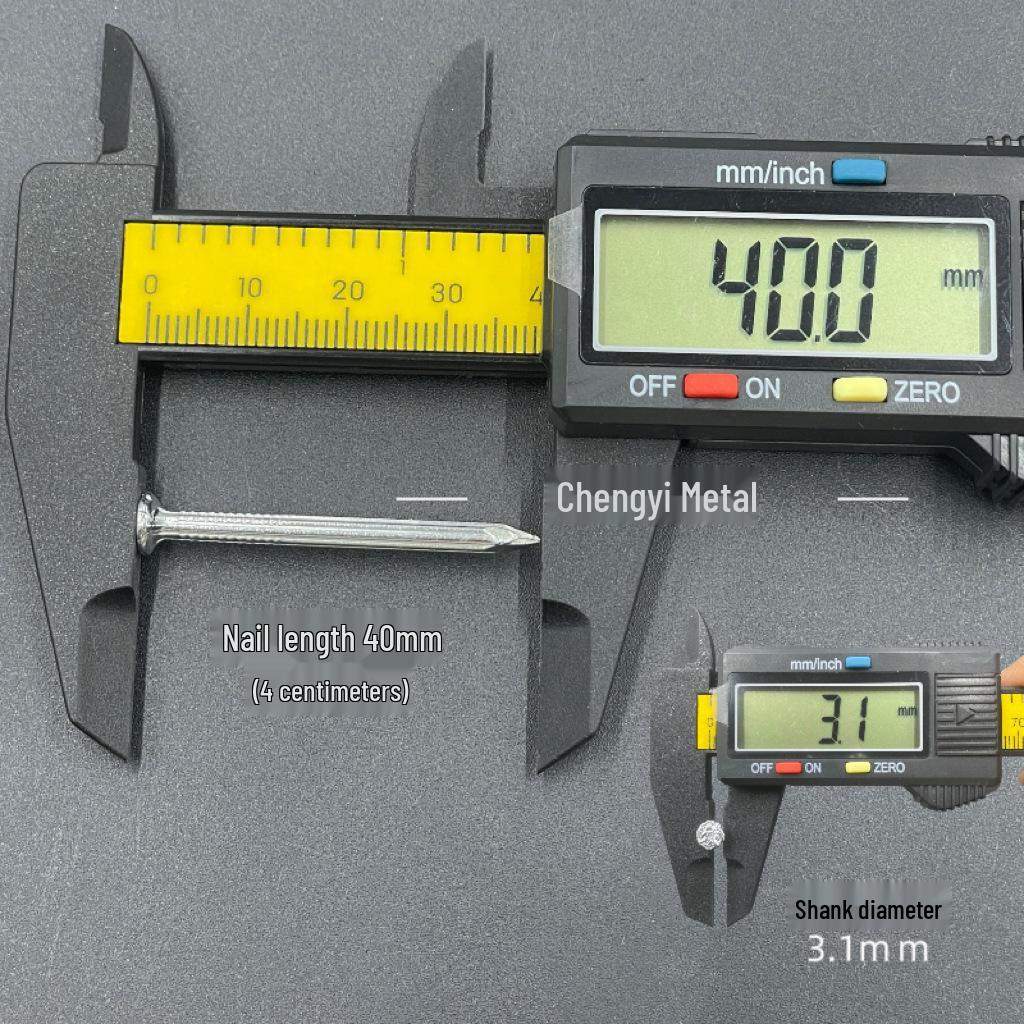 CX Hardened Steel Cement & Picture Hanging Nails for Woodworking & Concrete