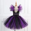 2026 Halloween Kids' Purple Witch Cosplay Costume Set