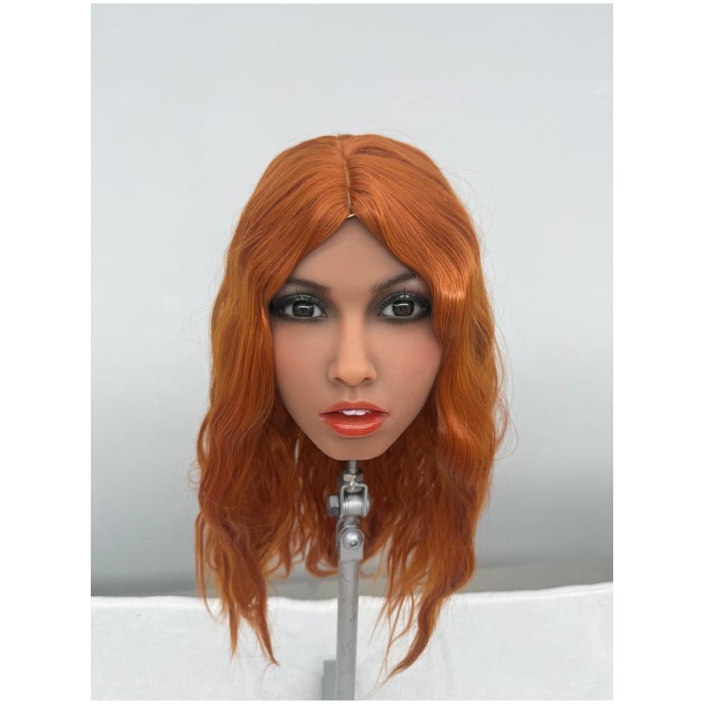 1:1 Life Size Realistic Silicone Head Super Soft Skin-Like Texture Hand Painted Detailed Face Photography-SONGYI