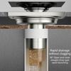 Practical Stainless Steel Floor Drain Insert Prevents Odor for Public Space