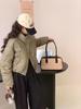 2025 Women's Short Thick Winter Bread Coat - Small Size European & American Style Outerwear