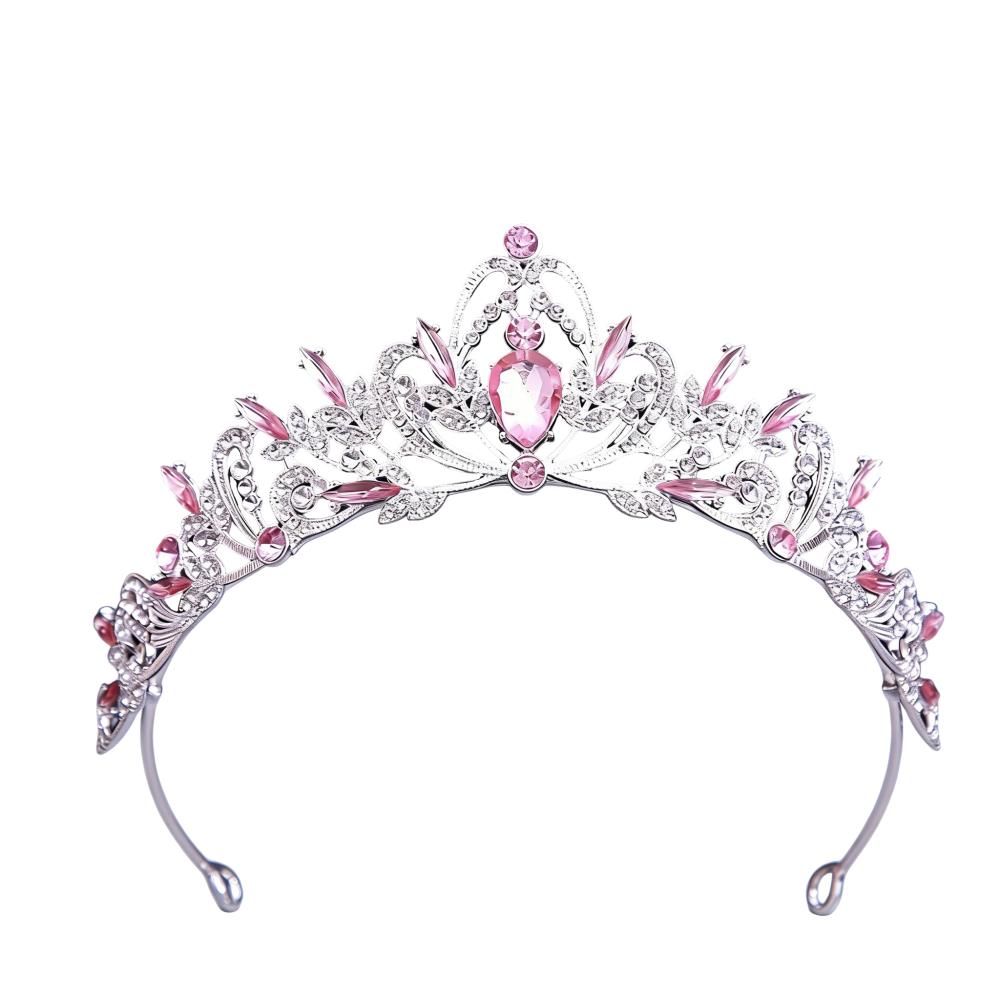 Crystal Queen Princess Crown Baroque Diadem Headwear Headband Bride Tiaras  Wedding Party
