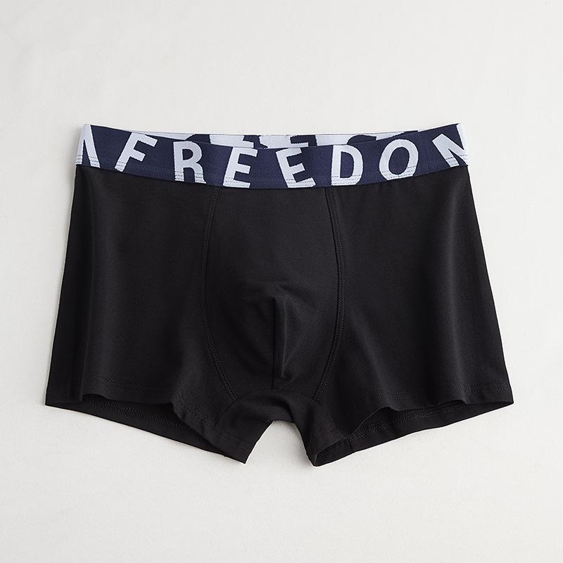 Summer Men's Cotton Mid-Waist Boxer Briefs - Breathable, Comfortable, Large Size