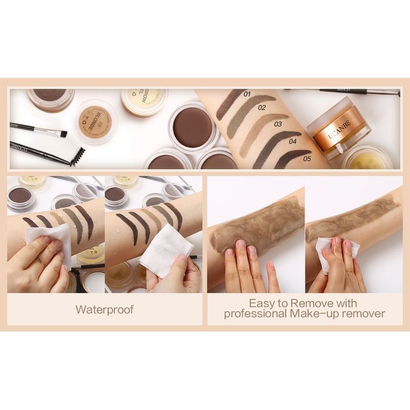 UCANBE - Stereoscopic Eyebrow Set - 5 Colors