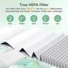 A65T-Hepa Filter Replacement Part 6PCS Vacuum Filter For Ilife V20 Robot Vacuum Cleaner Accessories
