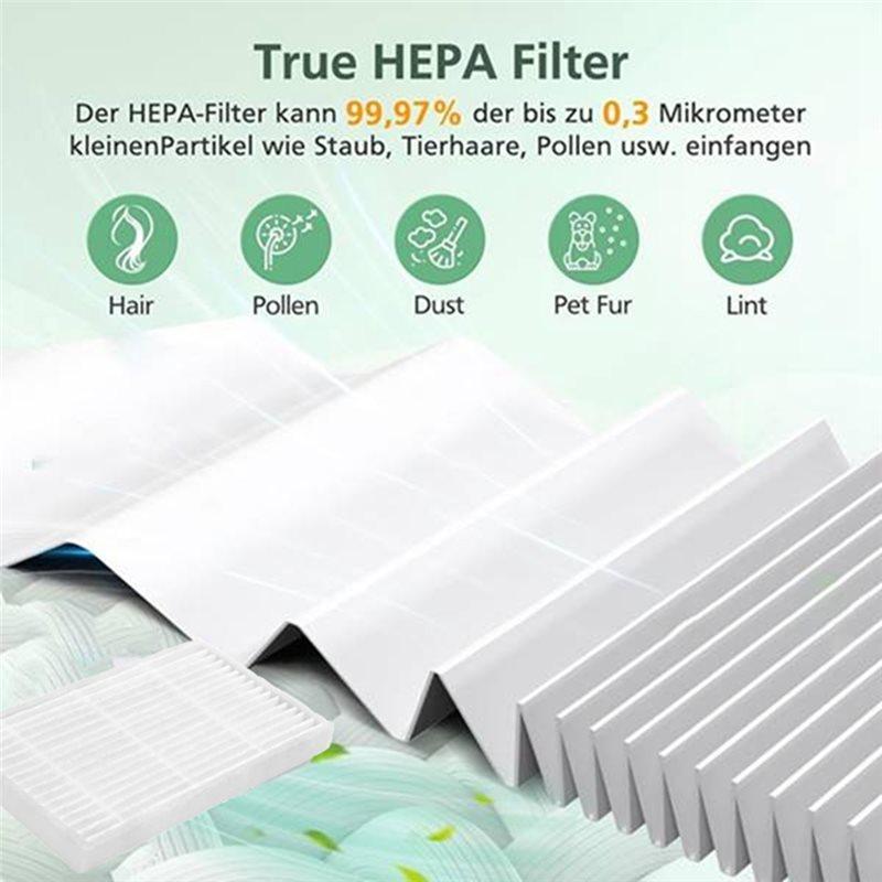 A65T-Hepa Filter Replacement Part 6PCS Vacuum Filter For Ilife V20 Robot Vacuum Cleaner Accessories