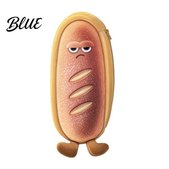 Soft Fabric Pencil Pouch Cute Bread Case Plush Large Capacity Pen Pouch