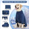 Dog Winter Coat,4-Legged Onesie Jumpsuit Warm Fleece Dog Jacket, Soft Pullover Pajamas, Fullbody Pajamas Onesie for Small Medium Large Dogs Walking,