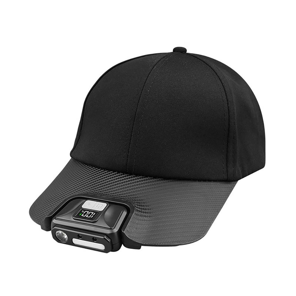 7.3 Inch Rechargeable LED Headlamp Hat,Clip-On Visor Light with 180° Adjustable Beam,Hands-Free Flashlight for Baseball Cap for Hiking Camping Fishing