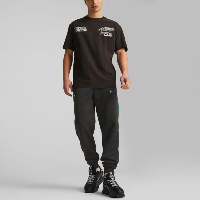 Puma 220 Qatar Rial Logo Print Breathable Round Neck Short Sleeve T-Shirt Unisex T-Shirts 621139-01