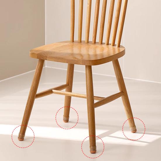 8Pcs Chair Leg Protectors Thickened Bottom Wrapped Non-Slip Design Universal Easy To Install Stool Chair Leg Caps Protection Covers