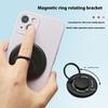 Adjustable Phone Finger Stand Magnetic Attachment Wireless Charging Foldable 360 Rotating With Adjustable Viewing Angle