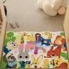 Zootopia Cartoon Sisal Doormat - Cute, Wear-Resistant Entryway Mat