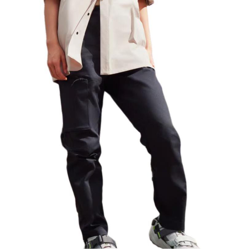 adidas Solid Color Outdoor Sun Protection Straight Leg Sports Pants Men Pants Black IL8903