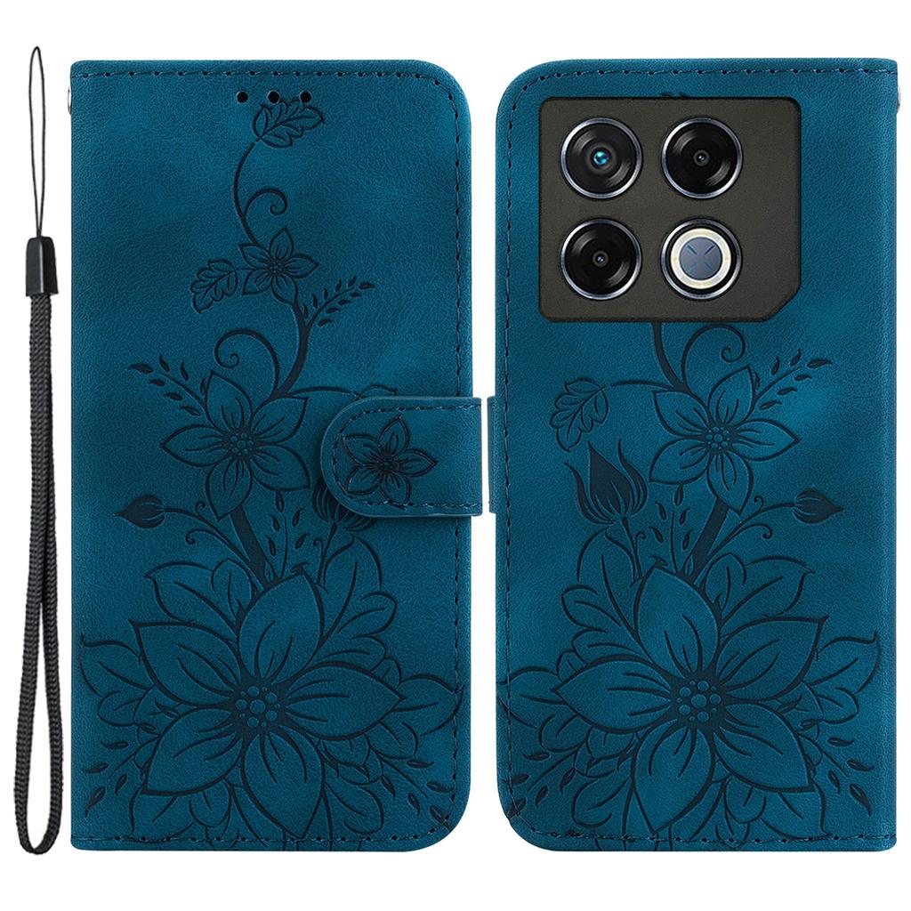 For Infinix GT 20 Pro 5G Case Lily Pattern Leather Flip Wallet Phone Cover