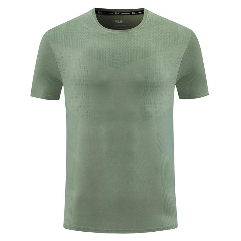 Running Short Sleeve Men's Quick-Drying Breathable Professional Marathon Half Sleeve T-Shirt Sports Fitness Training Stretch Top