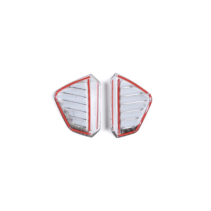 For Mercedes Benz GLE GLS Class W167 X167 GLE350 450  ABS Chrome Car Dashboard Side Air Outlet Frame Trim Cover