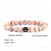 Black Stone Tiger Eye Magnetic Bead Bracelet