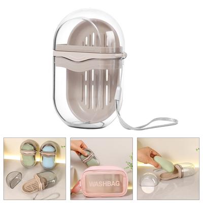 Sealed Soap Container Soap Dish With Drainage Holes Waterproof Design Lightweight For Camping Trip Ventilated Design