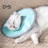 Weiches Katzenhalsband in Kegelform, verstellbarer Genesungskegel für kleine und große Katzen nach Operationen, um Lecken und Kratzen zu verhindern, wasserdichtes E-Schutzhalsband für Wunden