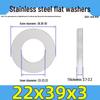 Jinguying Stainless Steel Flat Washer 201/304/316 Standard Size, No Burrs (GB97/DIN125)