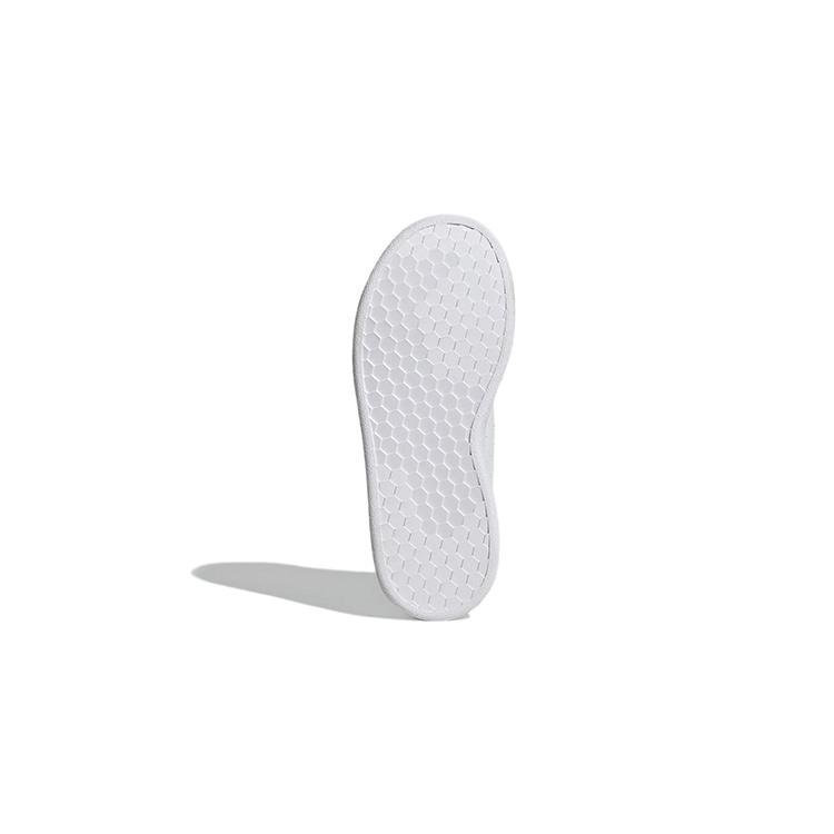 (PS) Adidas Advantage Court Lifestyle Hook-and-Loop 'White Green' Kids' GW6494