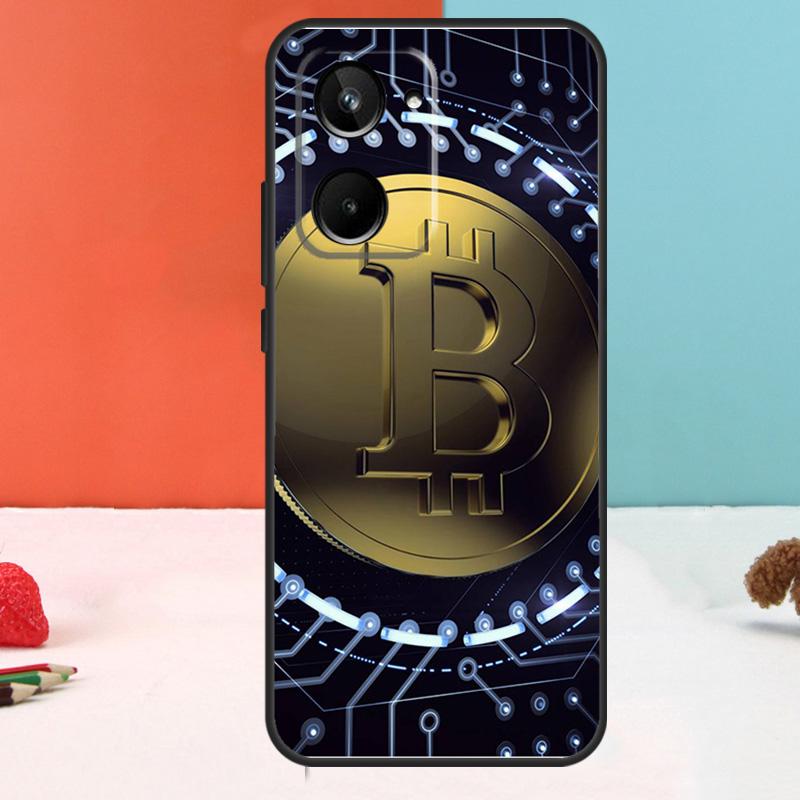 Bitcoin BTC For Realme GT7 Pro GT6 10 11 12 13 14 15 Pro Plus C55 C67 C63 C61 C53 C31 C71 C75 C65 Case