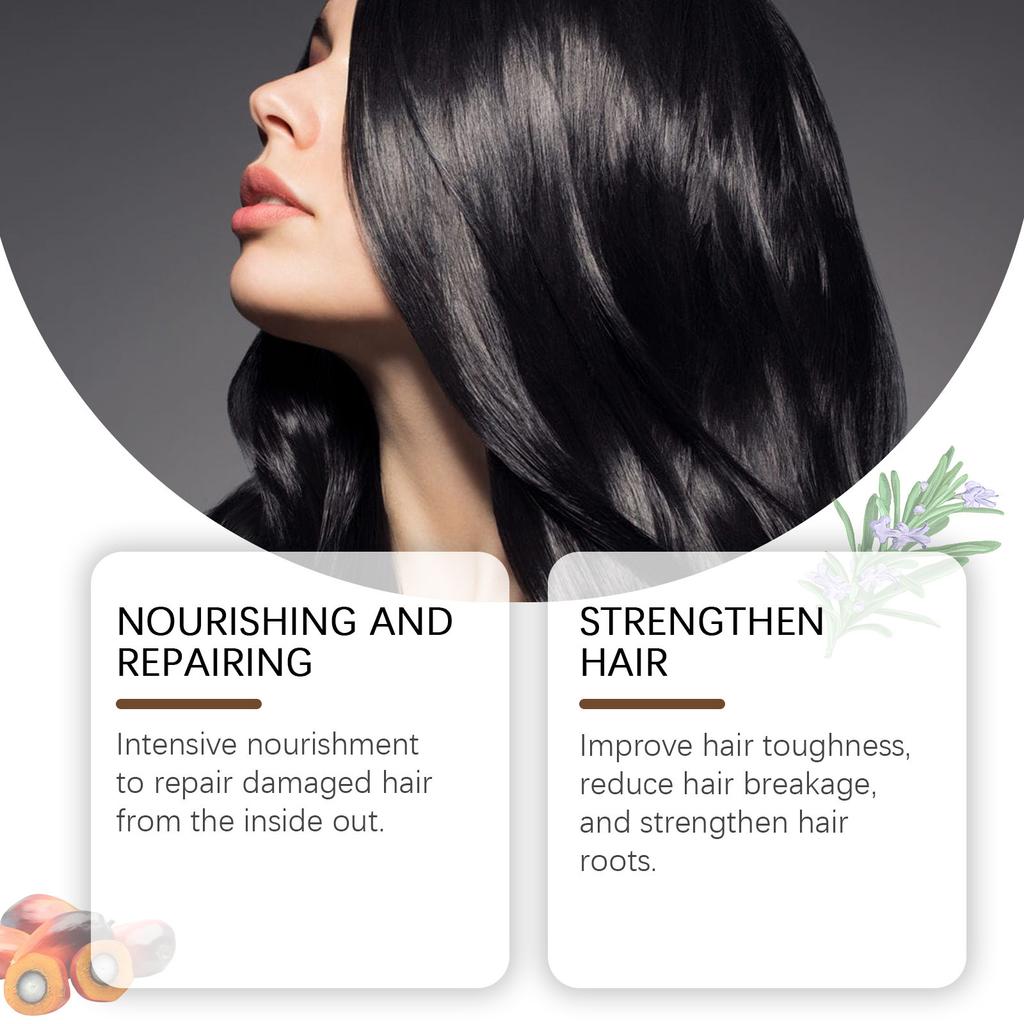 Batana Hair Oil Moisturizing Volumizing Nourishing Hair Treatment Repair Damaged Hair Salon Hair Care Essential Oil