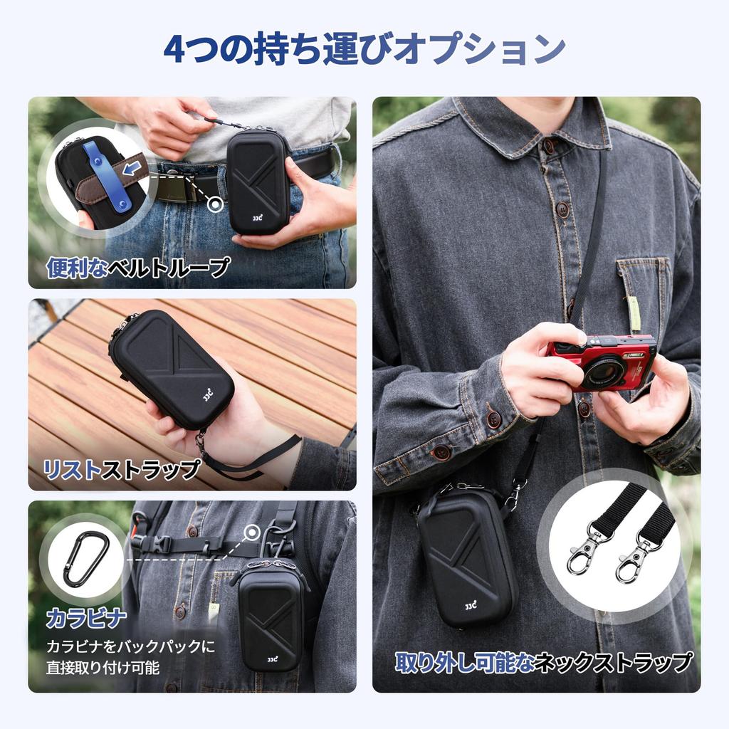 JJC Camera Case Compatible with Olympus Compatible with Ricoh GRIII GRIII HDF GRIIIx GRIIIx HDF Sony RX100VII RX100VI II Canon G7X MARK III II