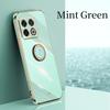 Luxury Plating Ring Holder Soft Silicone Case For OnePlus 10 9 Pro 9R 9RT 8T Shockproof Bumper Lens Protection Stand TPU Back Cover Shell